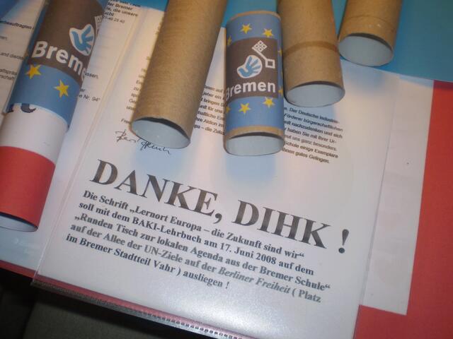 nachgemachte Bremer Rettungsraketen