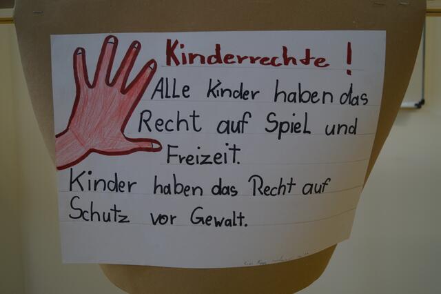 Miran, Sarfaraz, Moritz und Ilias Kinderrechte