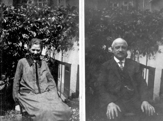 Meine Großmutter Marie Schnaut geb. Hardt und mein Großvater Johannes Schnaut