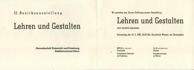 Einige Dokumente von Weiterbildungsveranstaltungen für Lehrer.