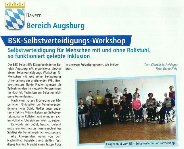 Text aus der BSK-Mitgliederzeitschrift Leben&Weg | Foto: Text: Claudia M.Reisinger