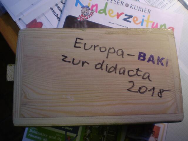 Europa-BAKI zur didacta 2018 - Blick auf die Bauchunterseite