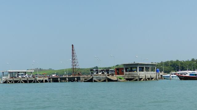 Pier der Insel Kho Yao Noi!