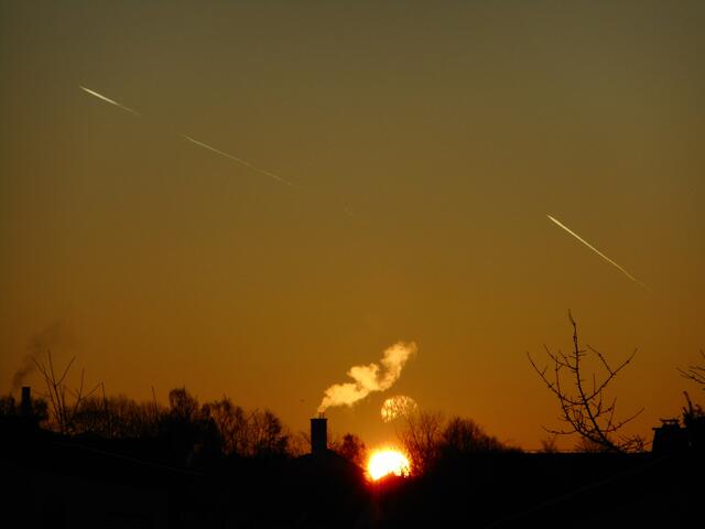 Bei diesem Bild habe ich das SONNENUNTERGANGS-Programm benutzt.