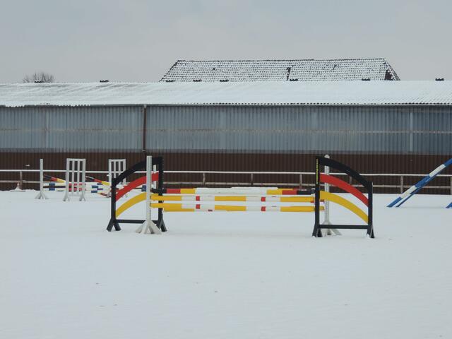 Sprungschanze beim Reitverein