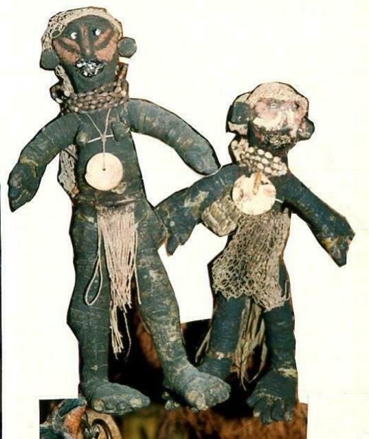 Papua highland Mann und  Frau