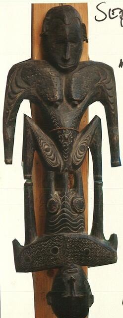 Sepik: Mann und Frau kopulierend