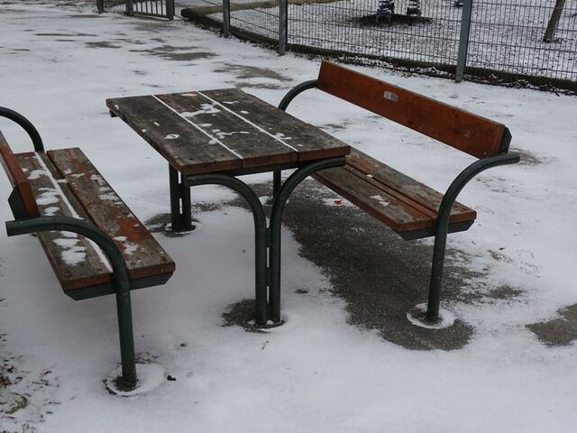 Winter auf dem Musilplatz im 16. Wiener Gemeindebezirk Ottakring