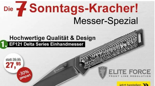 Das Messer zum Sonntag !!