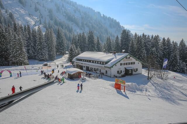 An der Station Seealpe.