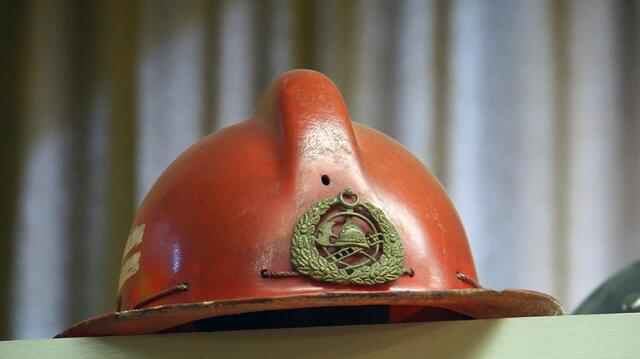 einer der vielen Helme dort
