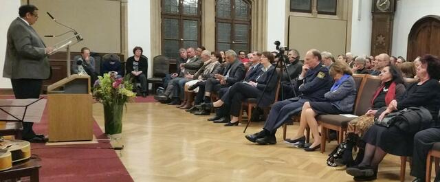 Erich Schneeberger und die Gäste