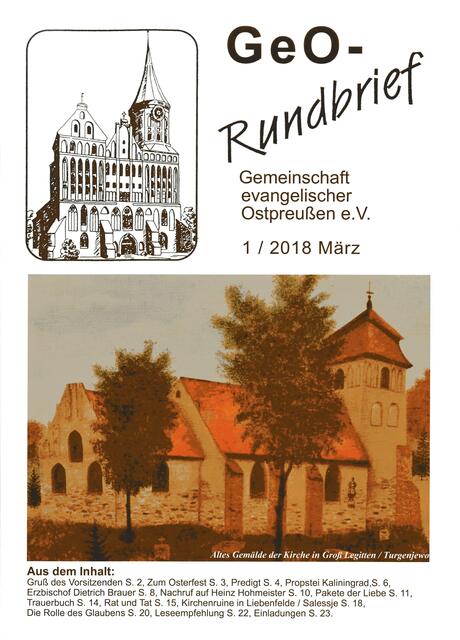 GeO 1 / 2018 - http://www.gemeinschaft-ev-ostpreussen.de/  | Foto: wie vor