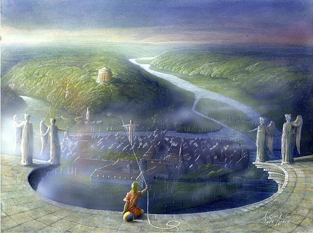 Agnes mit dem Zauberband - Befreiungshalle in Kelheim