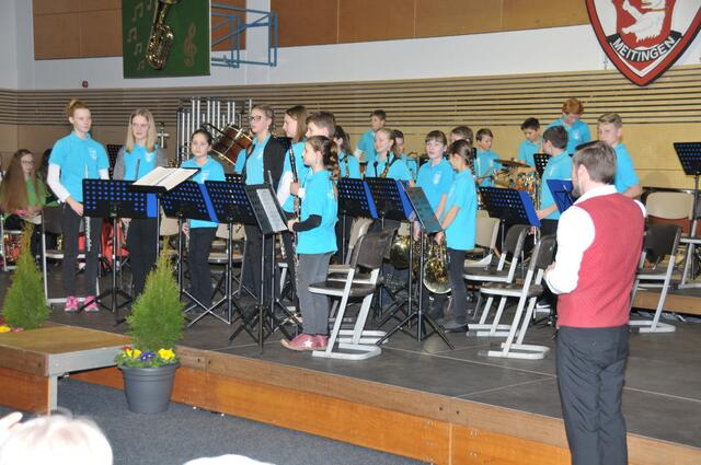 Die Musikanten des Vororchesters beim Jahreskonzert der SGL-Kapelle | Foto: Thomas Träger
