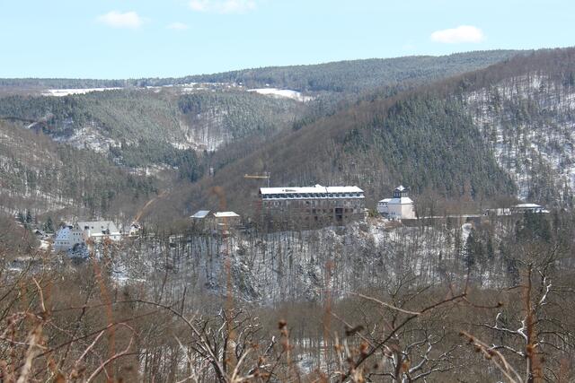 Blick zur Schwarzburg