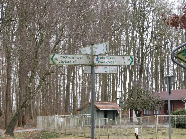 Die Bäume sind jedenfalls noch nicht grün...