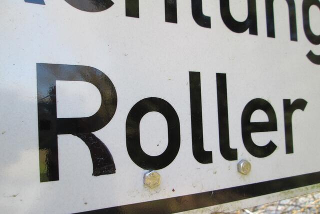 Hier sieht man die Ver-Änderung und Wandlung von Poller in Roller.