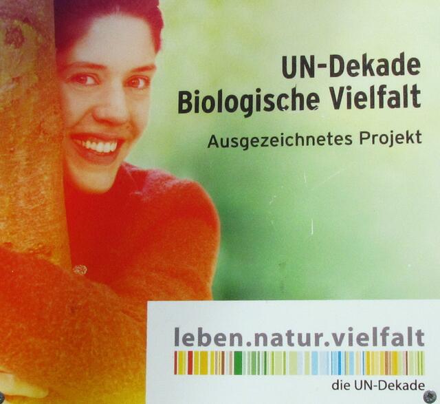 Ausgezeichnet wurde das Biotop von der UNO als wertvolles Landschaftsprojekt.