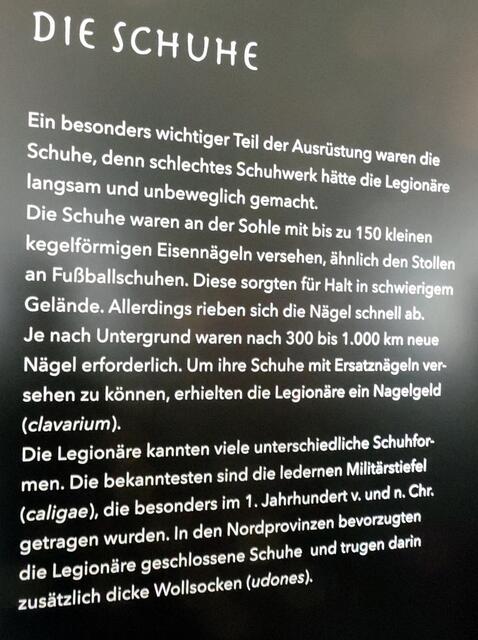 Die Sonderschau »ROMS LEGIONEN unterwegs in der Arche Nebra !