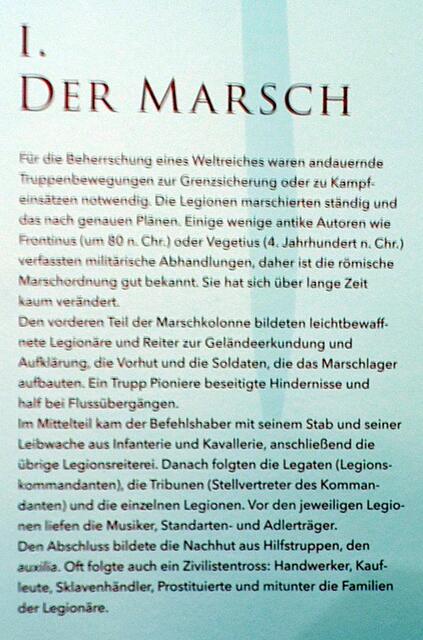 Die Sonderschau »ROMS LEGIONEN unterwegs in der Arche Nebra !