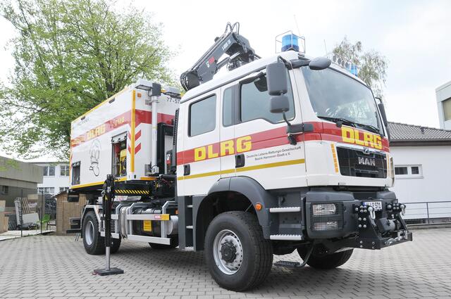 Neu: Einsatzfahrzeug für die Rettungstaucher.