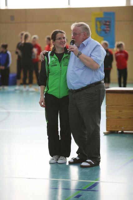 Trainerin Steffi Holzke und Herbert Köller