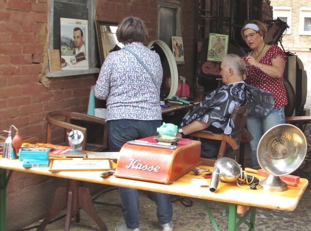 Herrenfriseur von anno dazumal