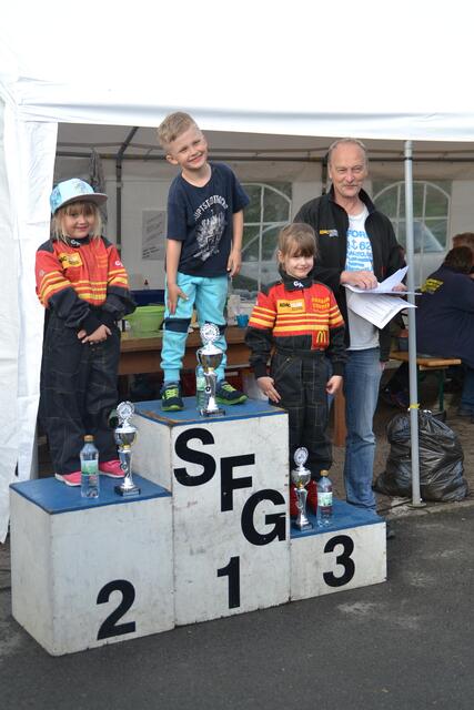 Sally und Marie der K1E auf Platz 2 und 3