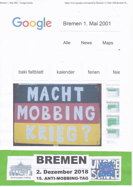 Bremen, 1. Mai 2018: BAKI-Beitrag