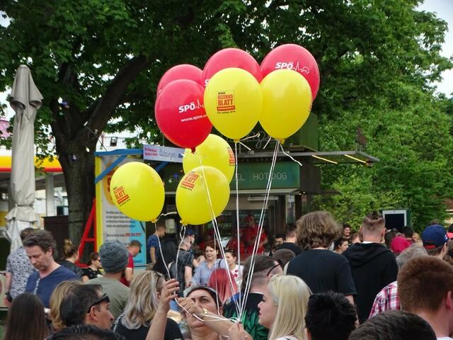 1. Mai 2018 in Wien: Maifest der SPÖ im Wiener Prater.