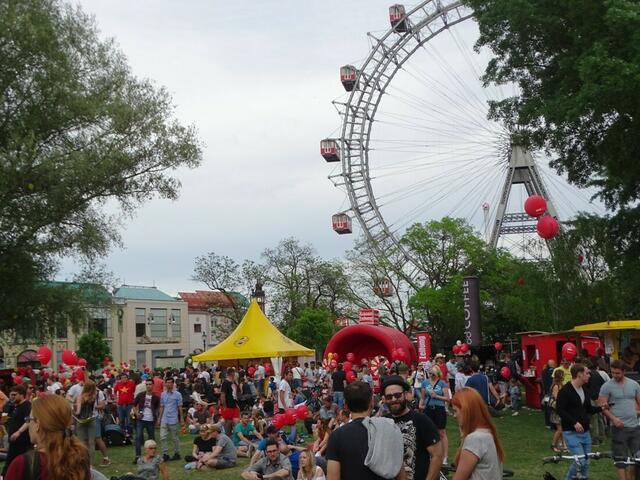 1. Mai 2018 in Wien: Maifest der SPÖ im Wiener Prater.