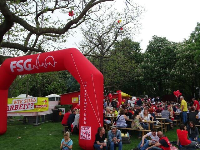 1. Mai 2018 in Wien: Maifest der SPÖ im Wiener Prater.