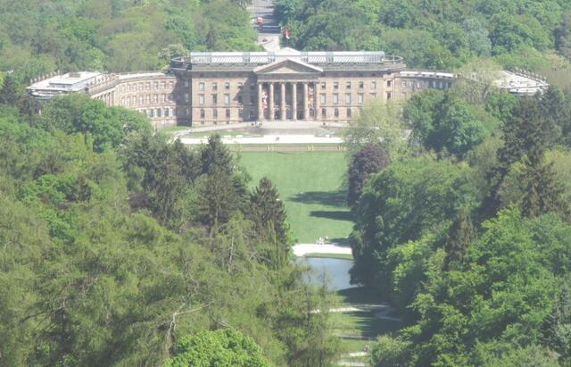 Blick auf Schloß Wilhelmshöhe