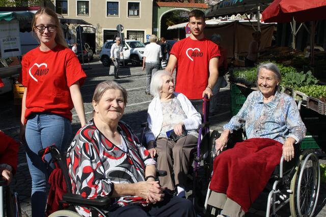 Besuch Wochenmarkt