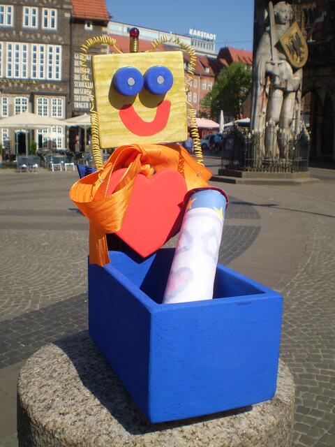 Bremen, Europatag 2018: EUROPA-BAKI-AWARD 2018 für Herrn Jean-Claude Juncker