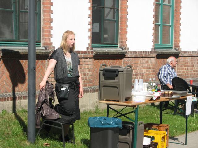 Noch ohne Sonnenschirm...