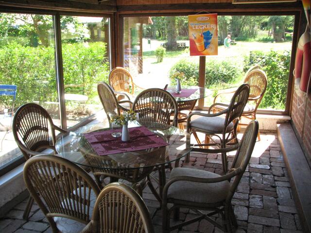 Hier gab es unseren Kaffee und Kuchen
