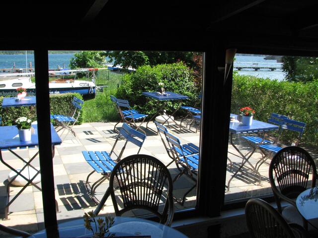 Toller Ausblick, hier ist nicht nur das Wasser blau