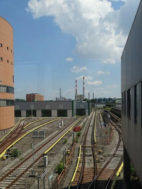 Wiener U-Bahn-Tag 2018 auf dem Bahnhofsgelände der U-Bahn-Station Erdberg der Linie U3