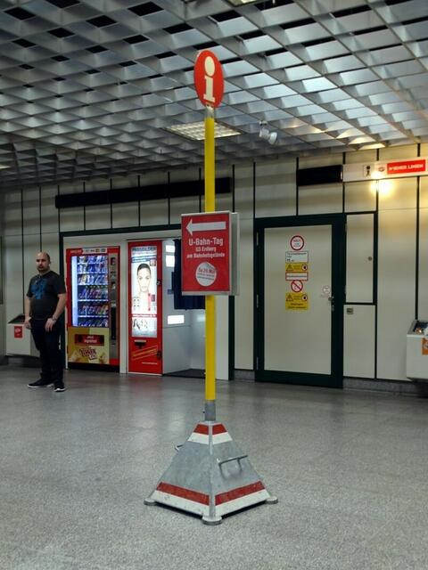 Wiener U-Bahn-Tag 2018 auf dem Bahnhofsgelände der U-Bahn-Station Erdberg der Linie U3