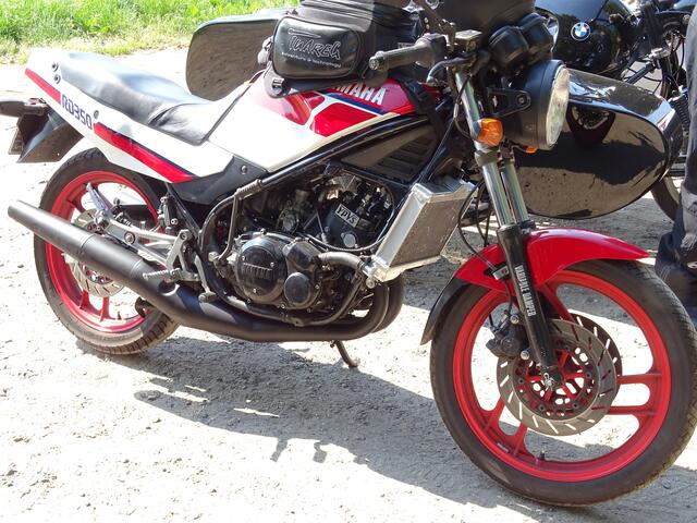 Eine wassergekühlte Yamaha