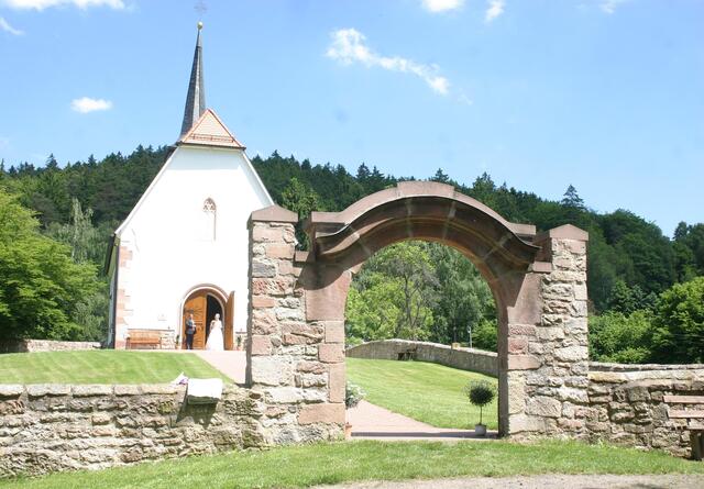 Die Burgbergkapelle ist dem heiligen Mauritius geweiht.
