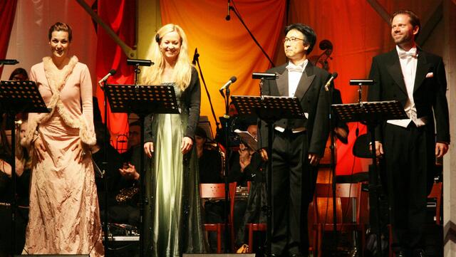 Susanne Katharina Pemmerl, Sang-Eun Shim und Tobias Neumann waren bereits bei der Aufführung der 'Fledermaus' dabei