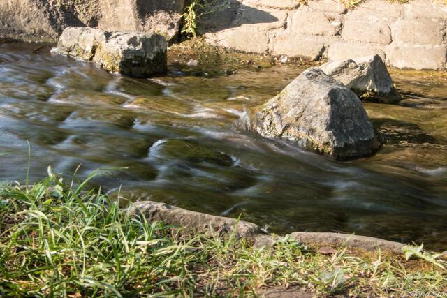 Versuch mit fließendem Wasser