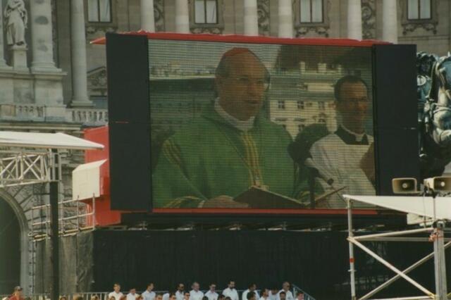 Vom 19. bis 23. Juni 1998 Papst Johannes Paul II. in Österreich