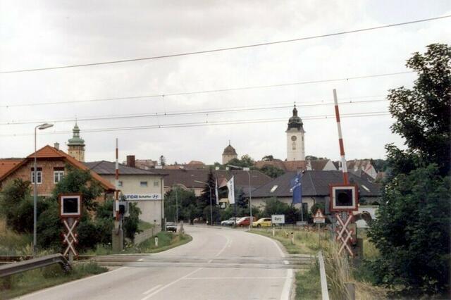 Retz, Österreich. In der Höfleinerstraße.