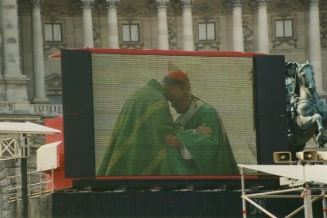 Vom 19. bis 23. Juni 1998 Papst Johannes Paul II. in Österreich