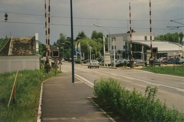 Hollabrunn, Österreich. Znaimerstraße.