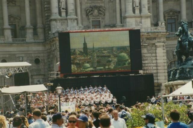 Vom 19. bis 23. Juni 1998 Papst Johannes Paul II. in Österreich